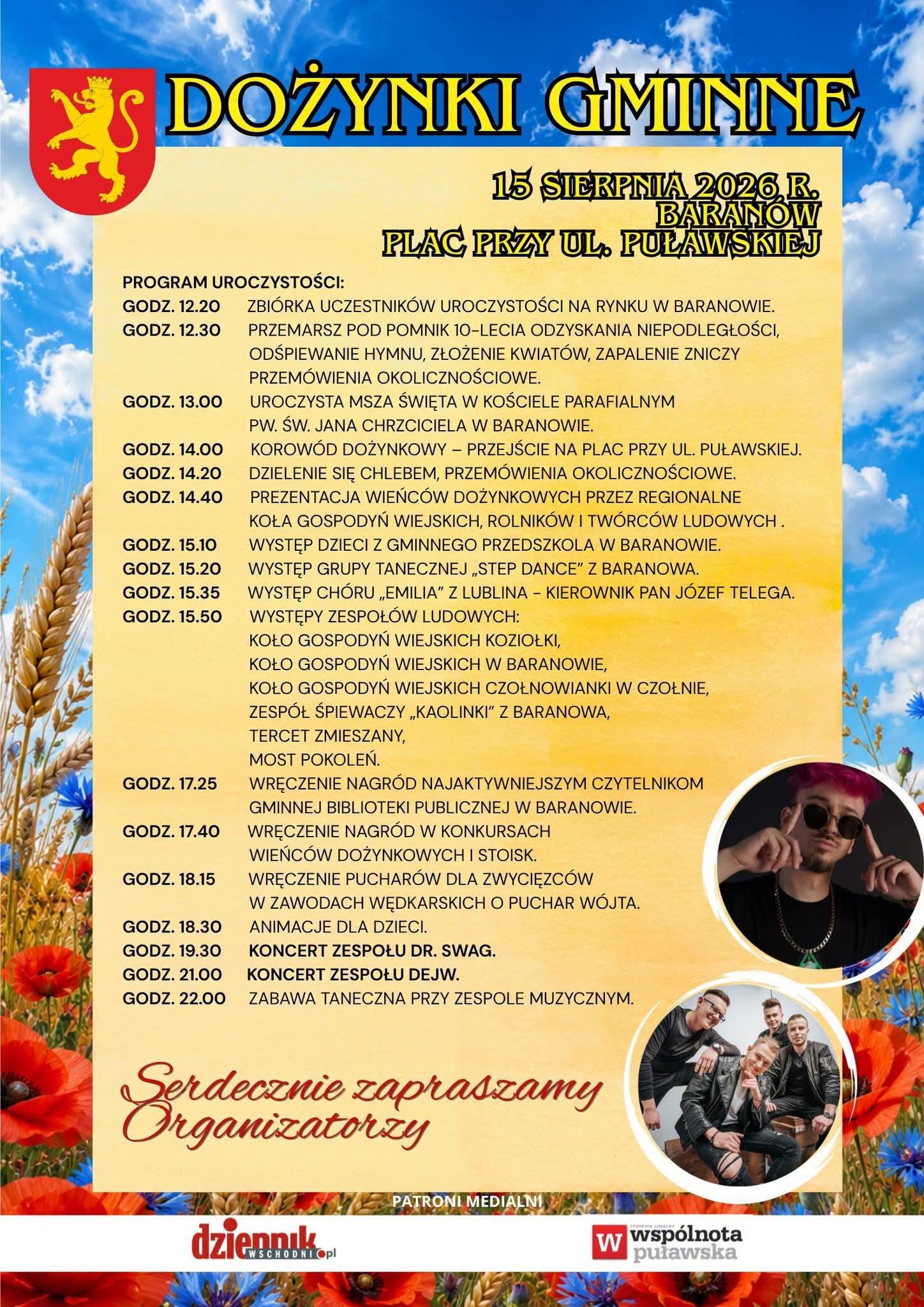 Plakat Dożynki 2026